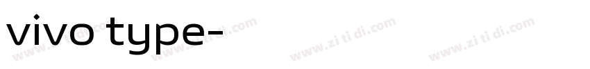 vivo type字体转换 vivo type字体转换
